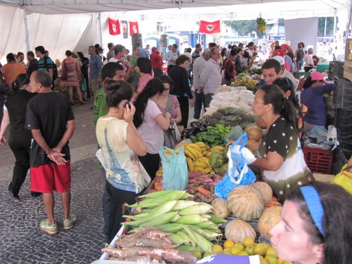 V Feira Estadual da Reforma Agrária Cícero Guedes. Foto: Alan Tygel