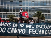 VI Congresso MST, Brasilia. Dia 3. OcupaÃ§ao do MEC pelos Sem Terrinho